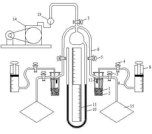 Water injection coal sample gas diffusion initial velocity tester and testing method thereof