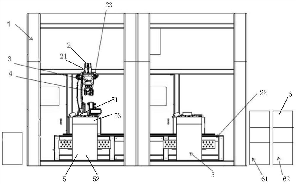 Automatic laser cleaning system and method for traction motor of rail transit vehicle