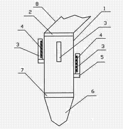 Infiltrating irrigation water saving device