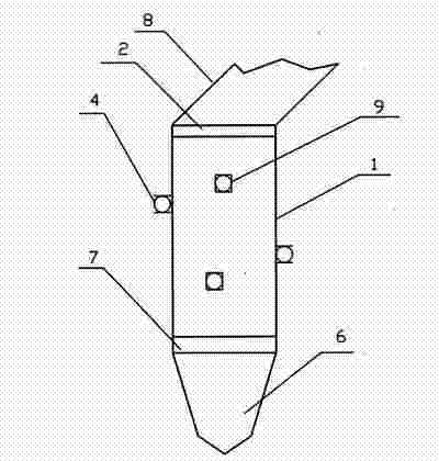 Infiltrating irrigation water saving device