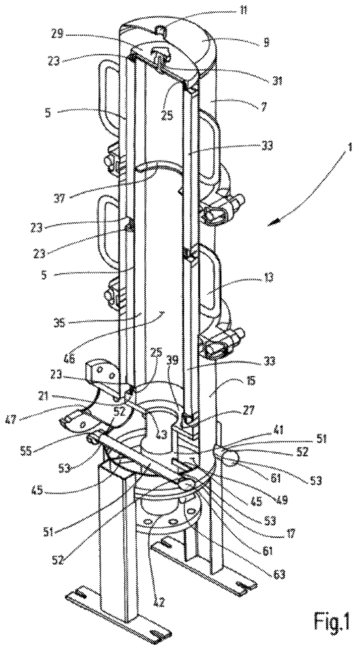 Filter device for fluids