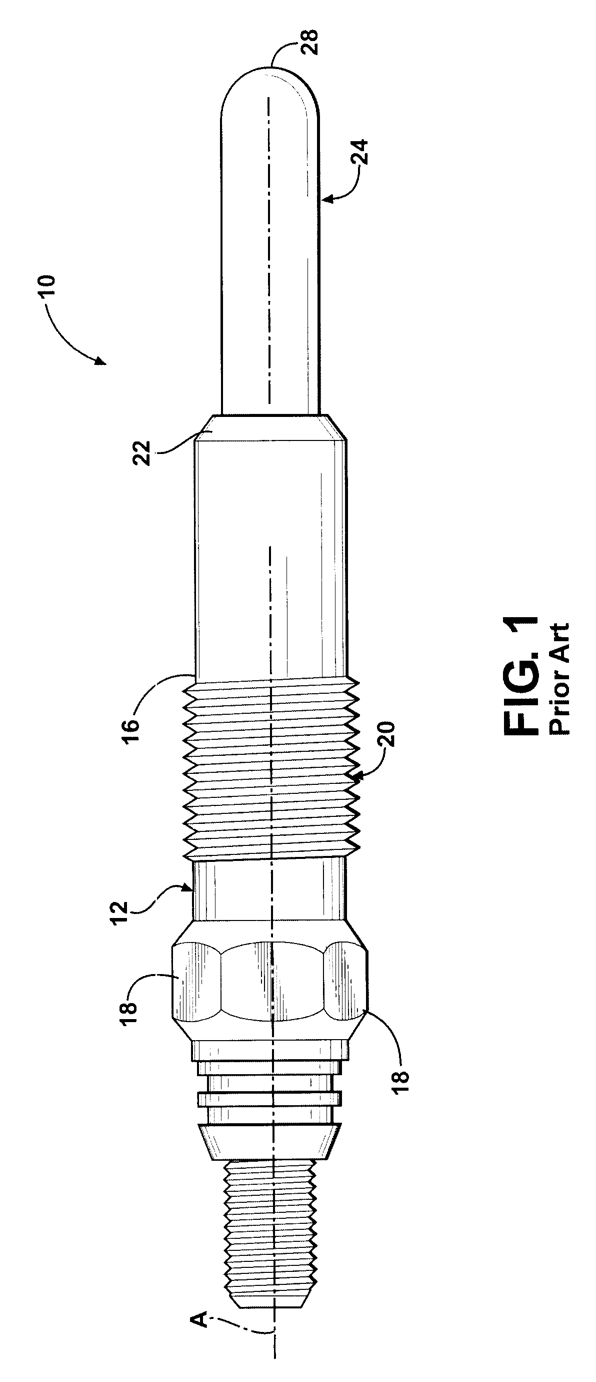 Glow plug with pressure sensing canister