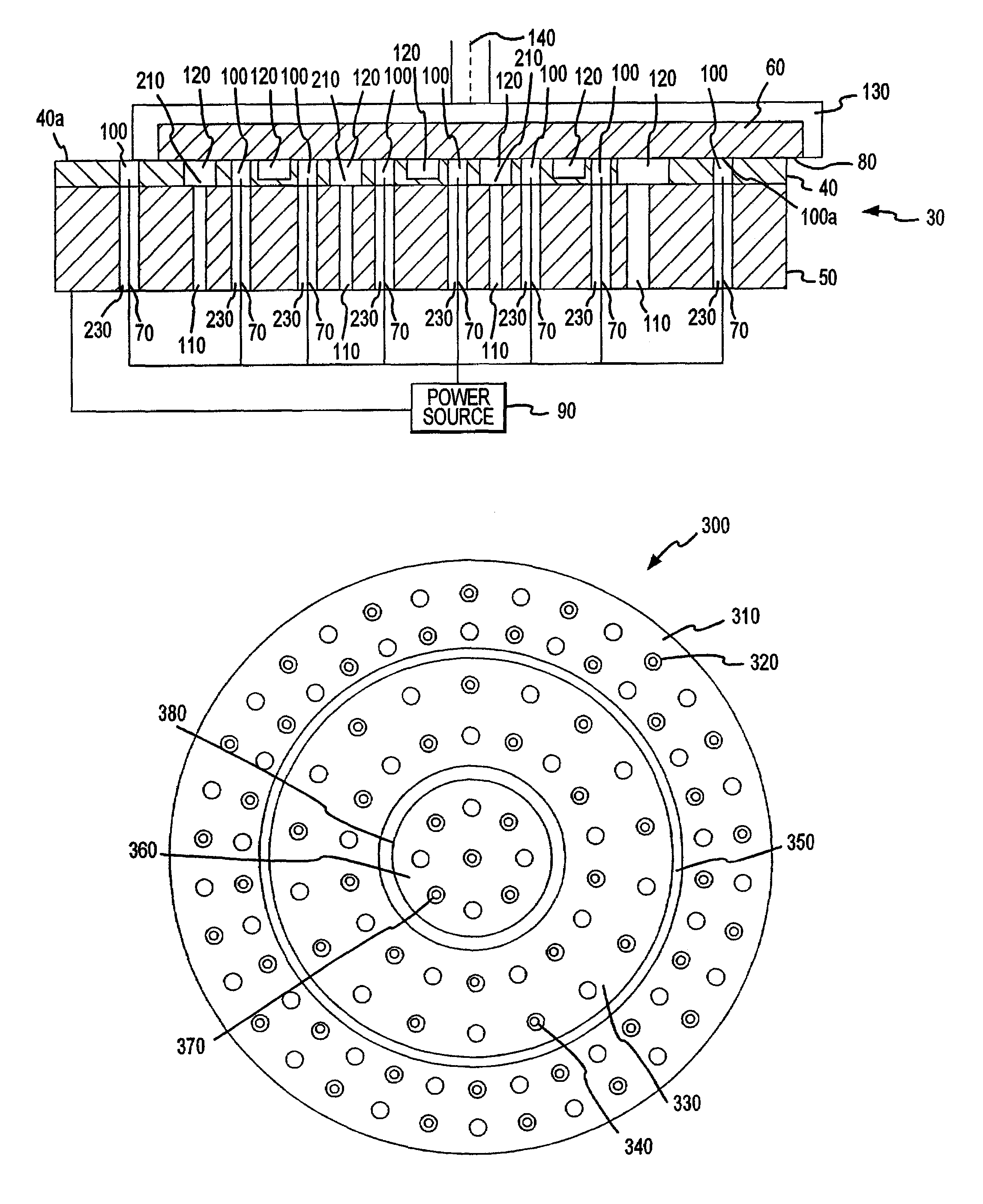 Method and apparatus for electrochemical planarization of a workpiece