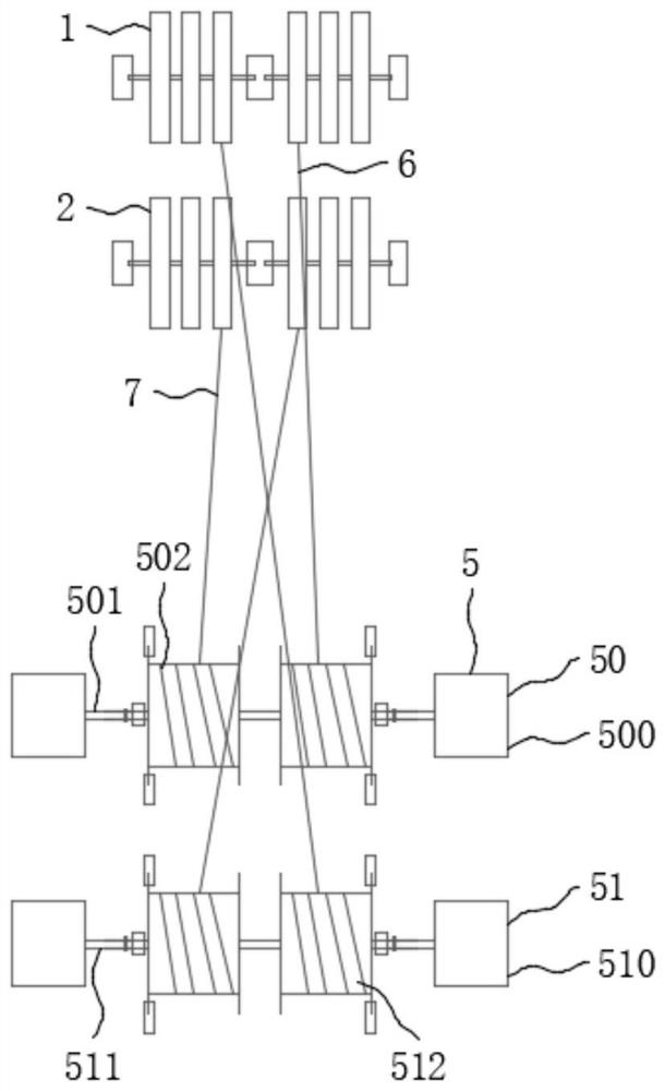 An ultra-deep vertical shaft multi-rope hoisting system and its guiding method