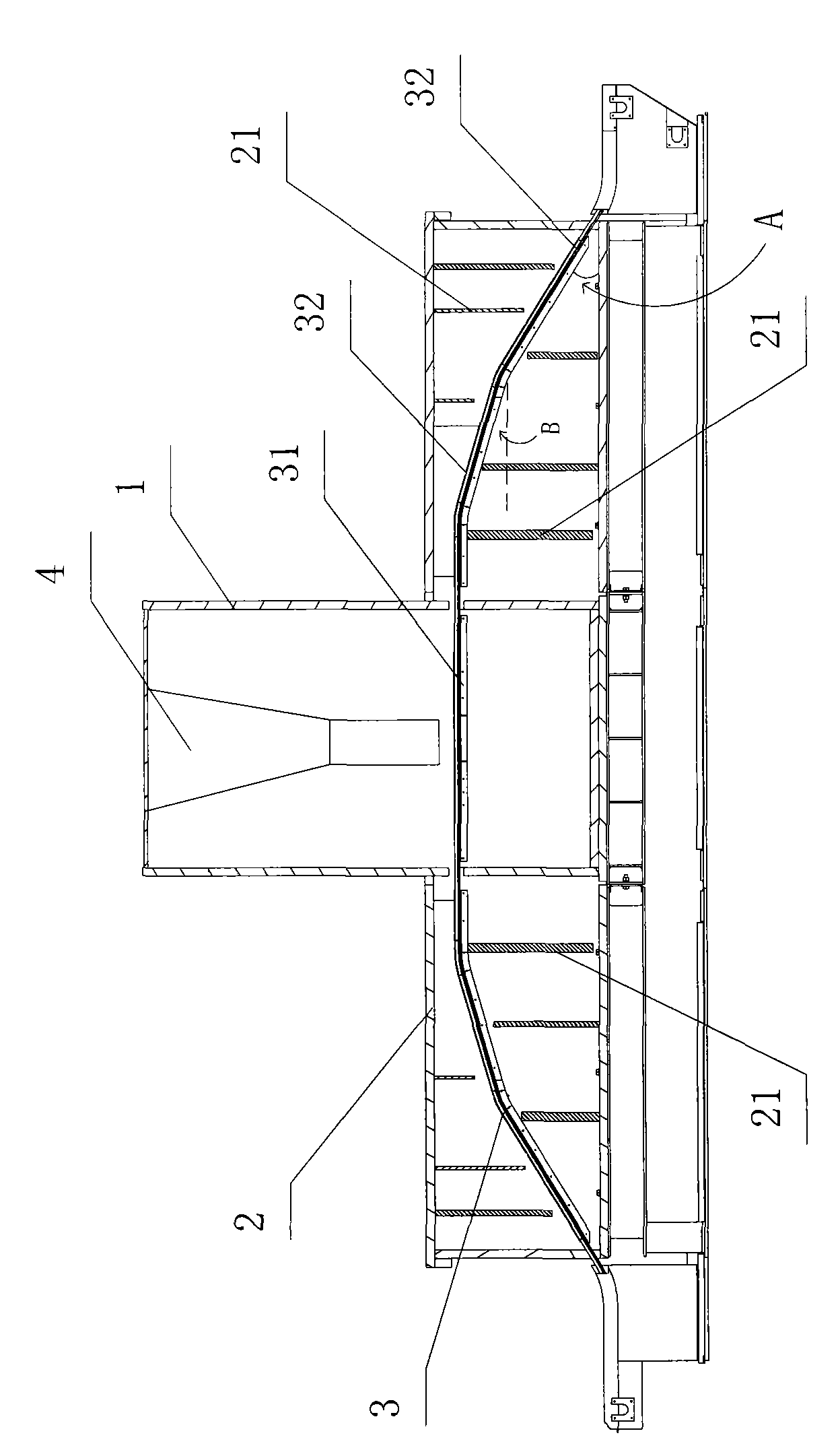 Tire rubber sheet electron radiation crosslinking pretreatment device and method