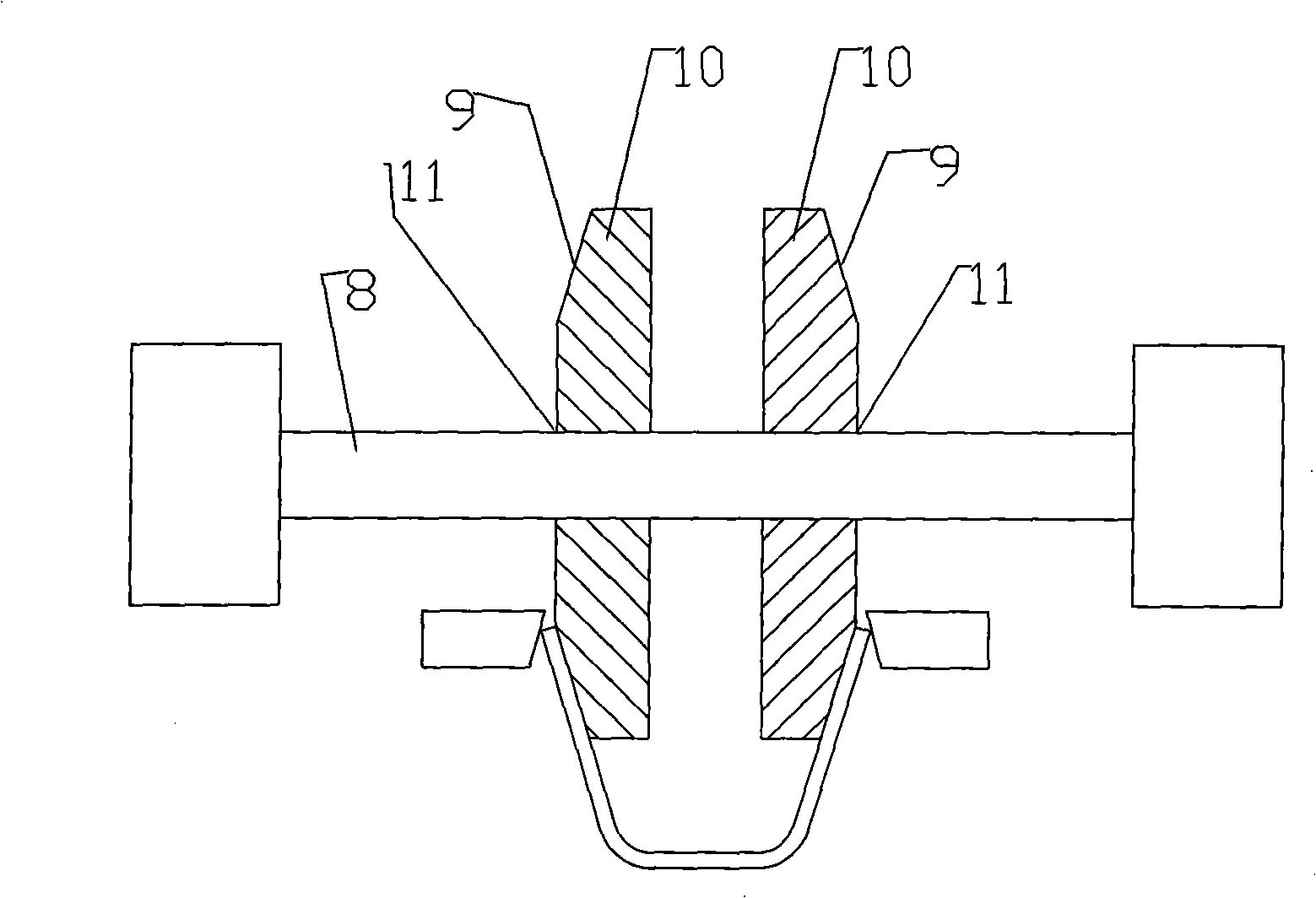 Method for moulding closed-rib by continuous rolling and cold bending and device for implementing the same