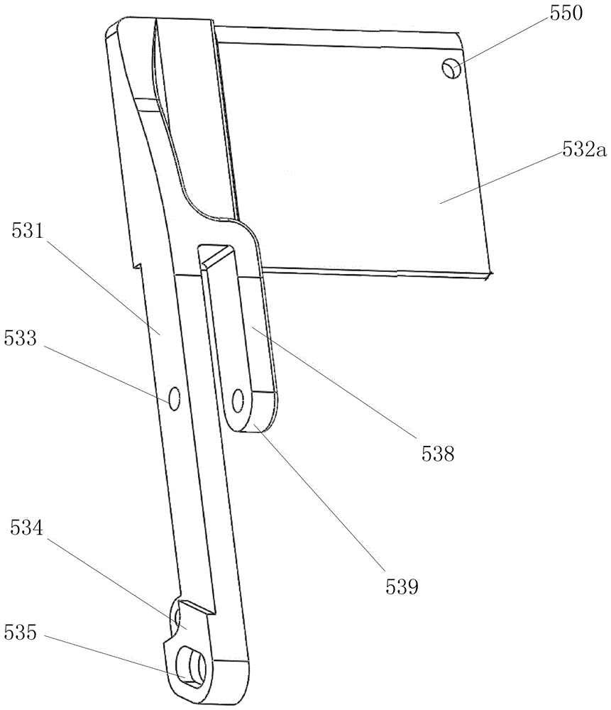 Monolithic plate-type swing rod