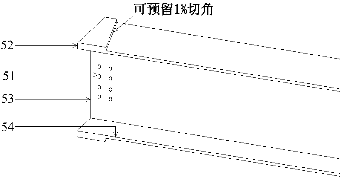 Design method of fabricated frame joint of H-shaped steel column and I-shaped beam horizontal pushing type dovetail tenon