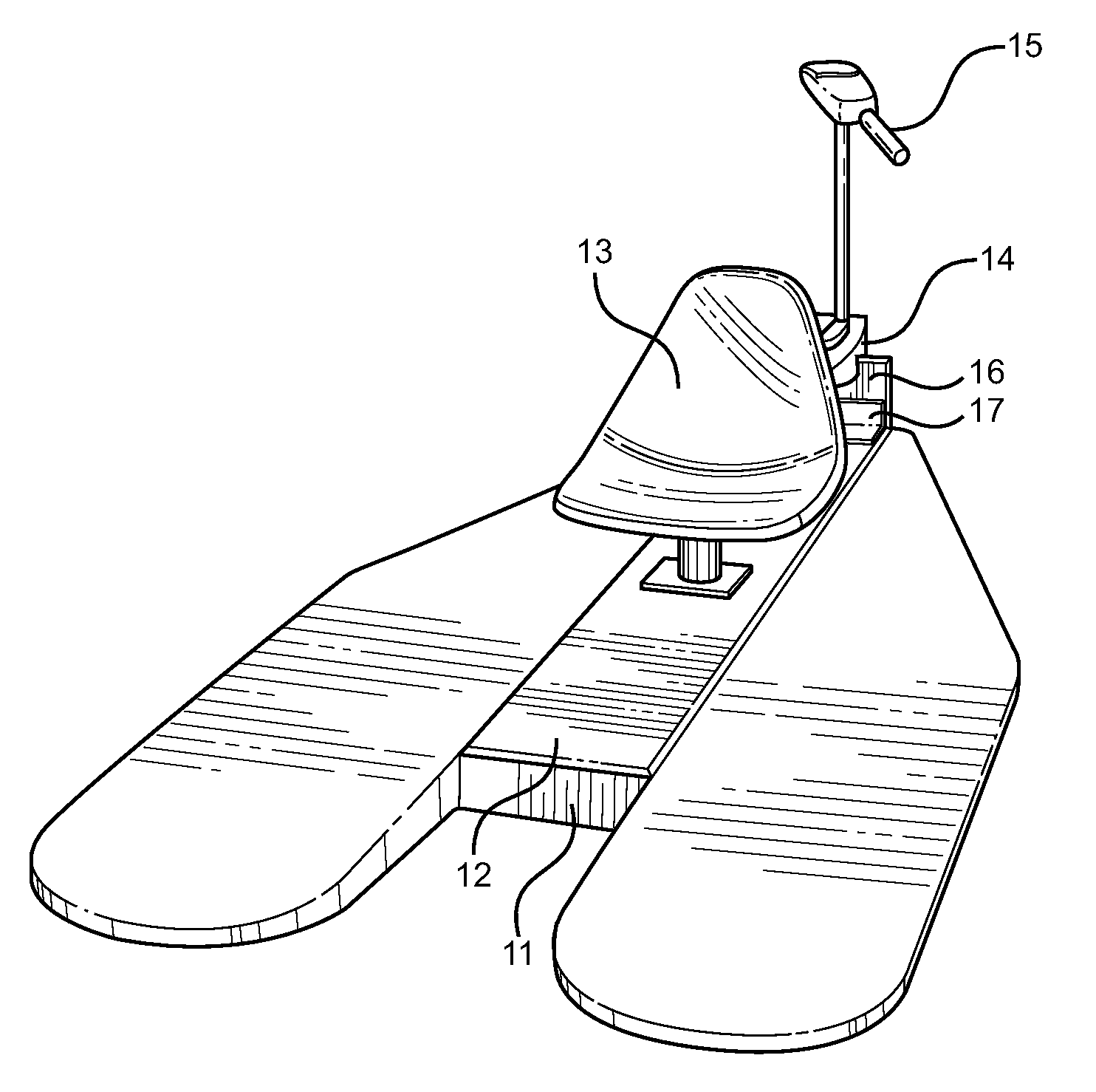 Lightweight personal hydroplane watercraft