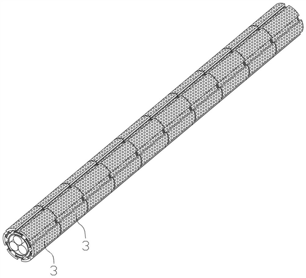 Fireproof and flame-retardant multi-layer composite cable and preparation method thereof