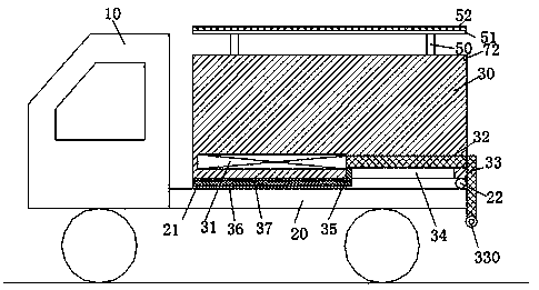Improved organic fertilizer clearing and conveying device