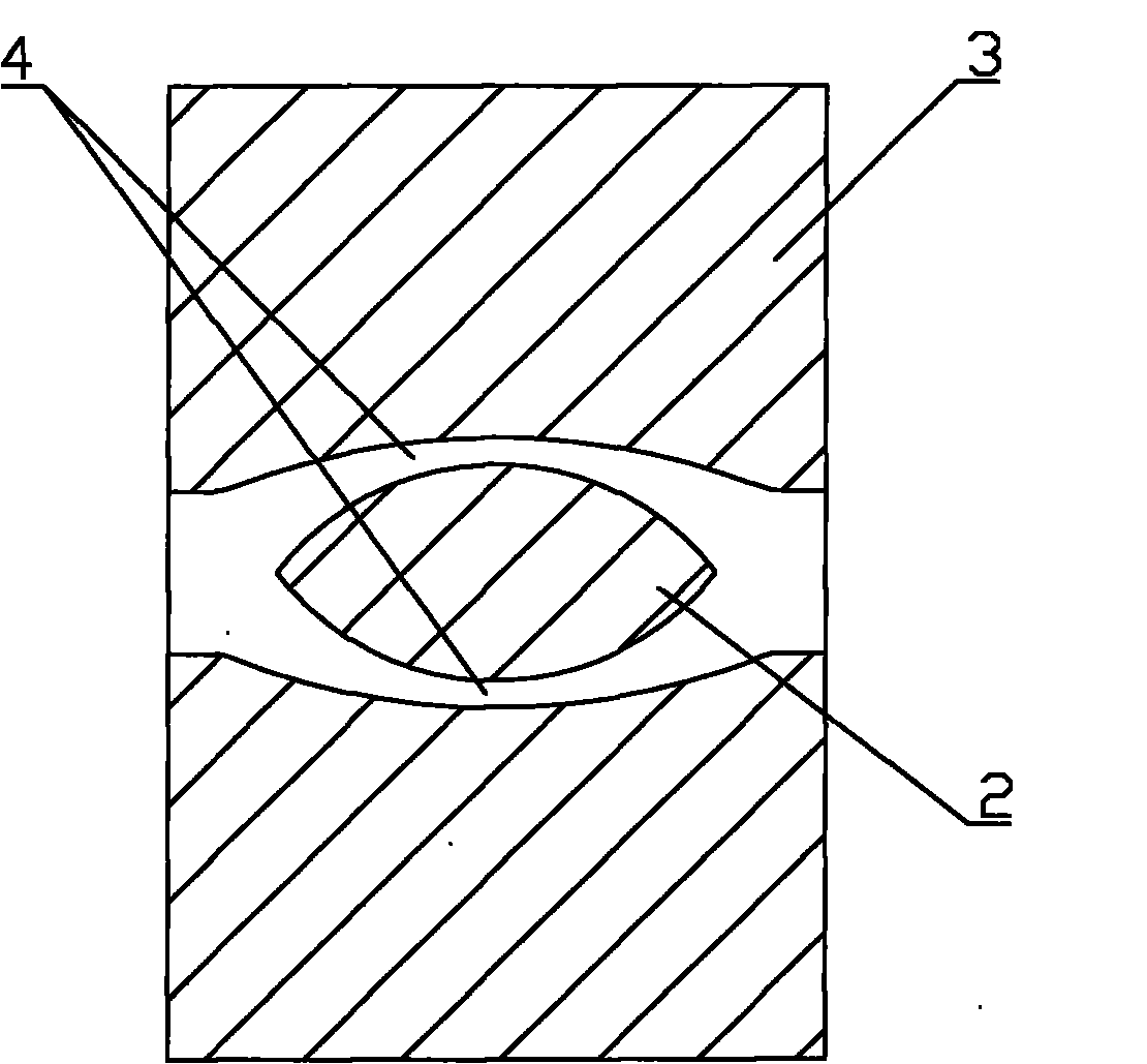 Extrusion neck ring mold and method for preparing materials with high orientation degree distribution of filling materials