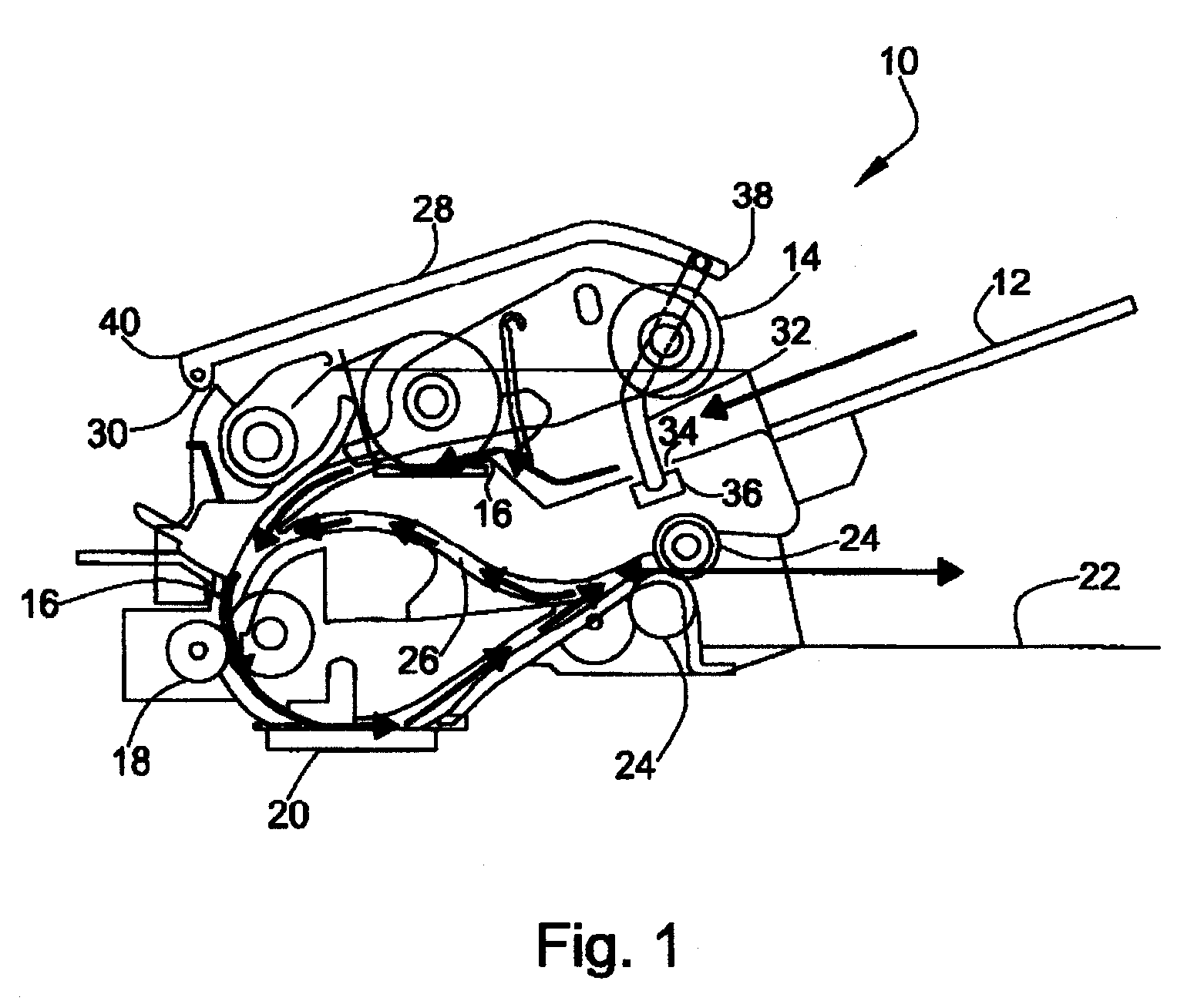 Document feeder and method of preventing skew in a document feeder