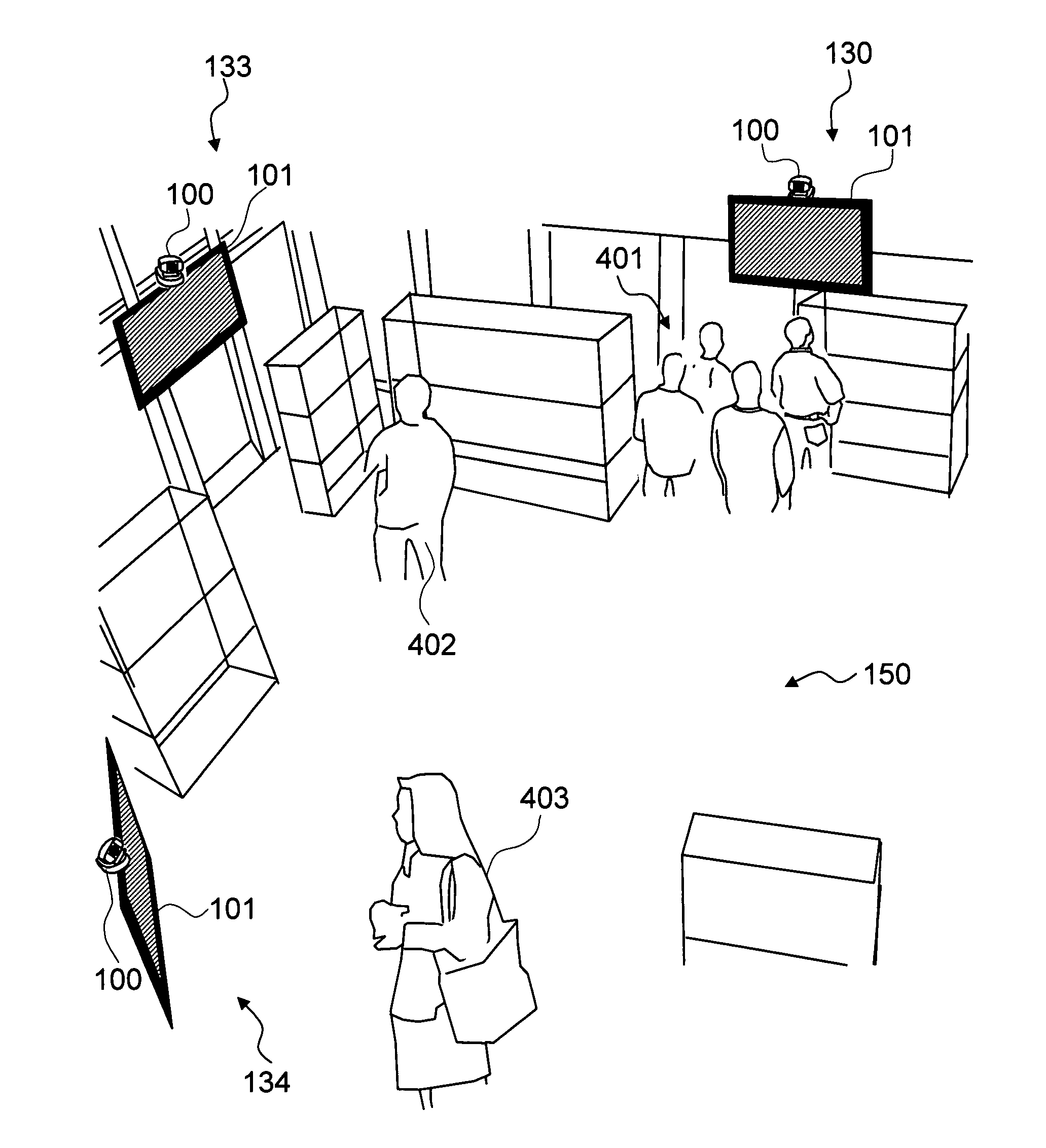 Method and system for automatically measuring and forecasting the demographic characterization of customers to help customize programming contents in a media network