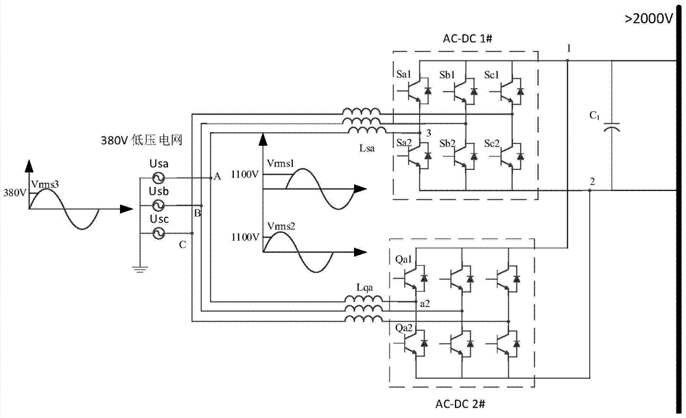 A Transformerless Three-phase DC-AC Converter for DC Microgrid