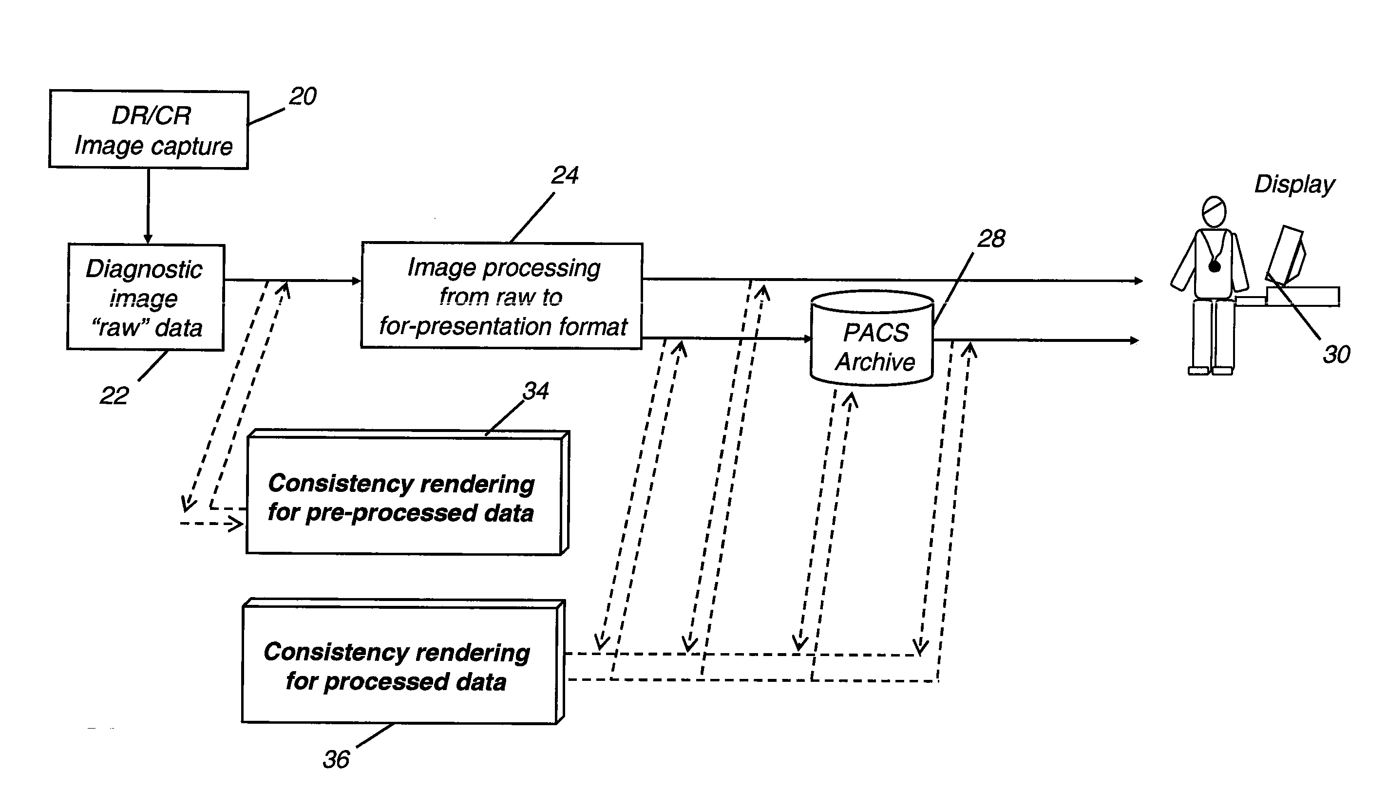 Rendering for improved diagnostic image consistency