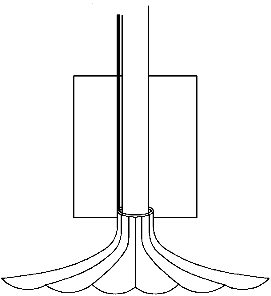 Negative-pressure tumor-holding device