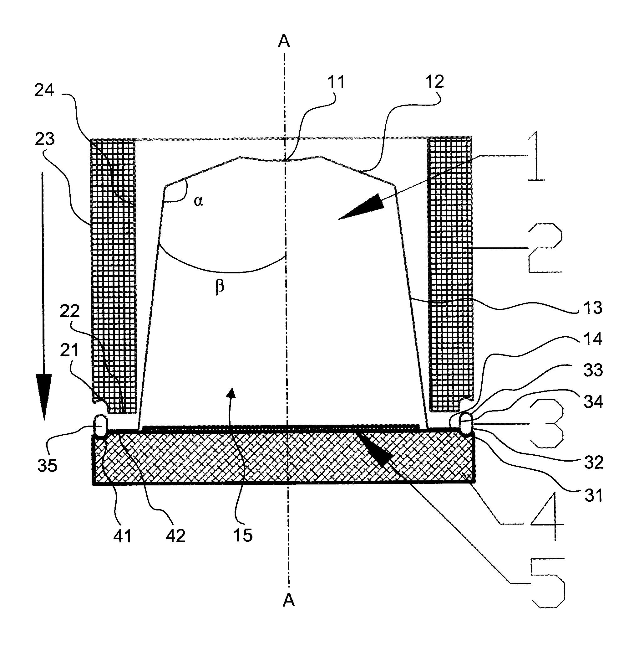 Coffee capsule with a deformable sealing element