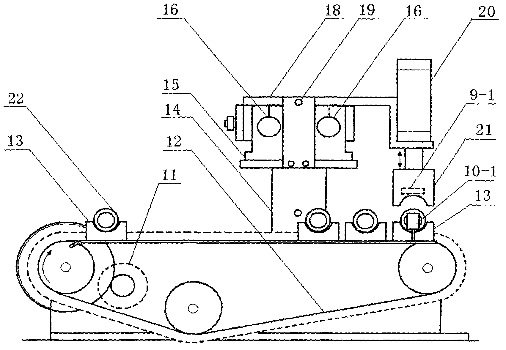 Tapping machine automatic feeding system