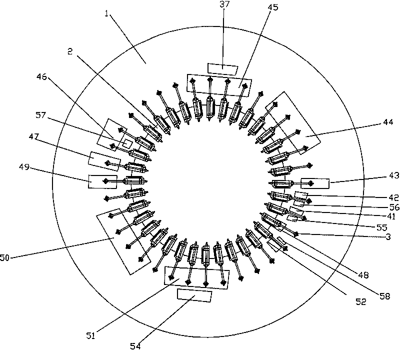 Full-automatic 4U lamp tube bridging apparatus and its process