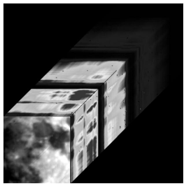 A method for obtaining the irradiance of the lunar disk in the whole lunar phase cycle of a slit spectrometer