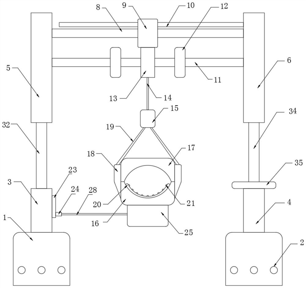 Postoperative fracture recovery assisting device