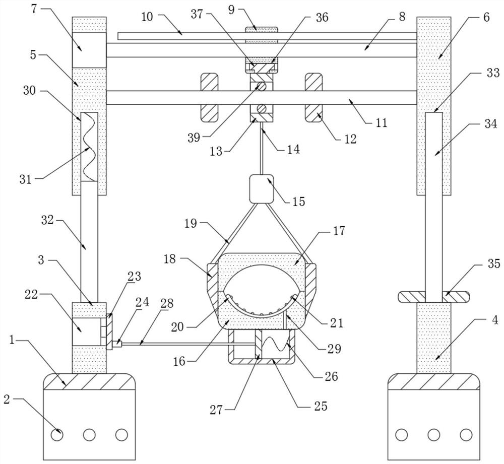 Postoperative fracture recovery assisting device