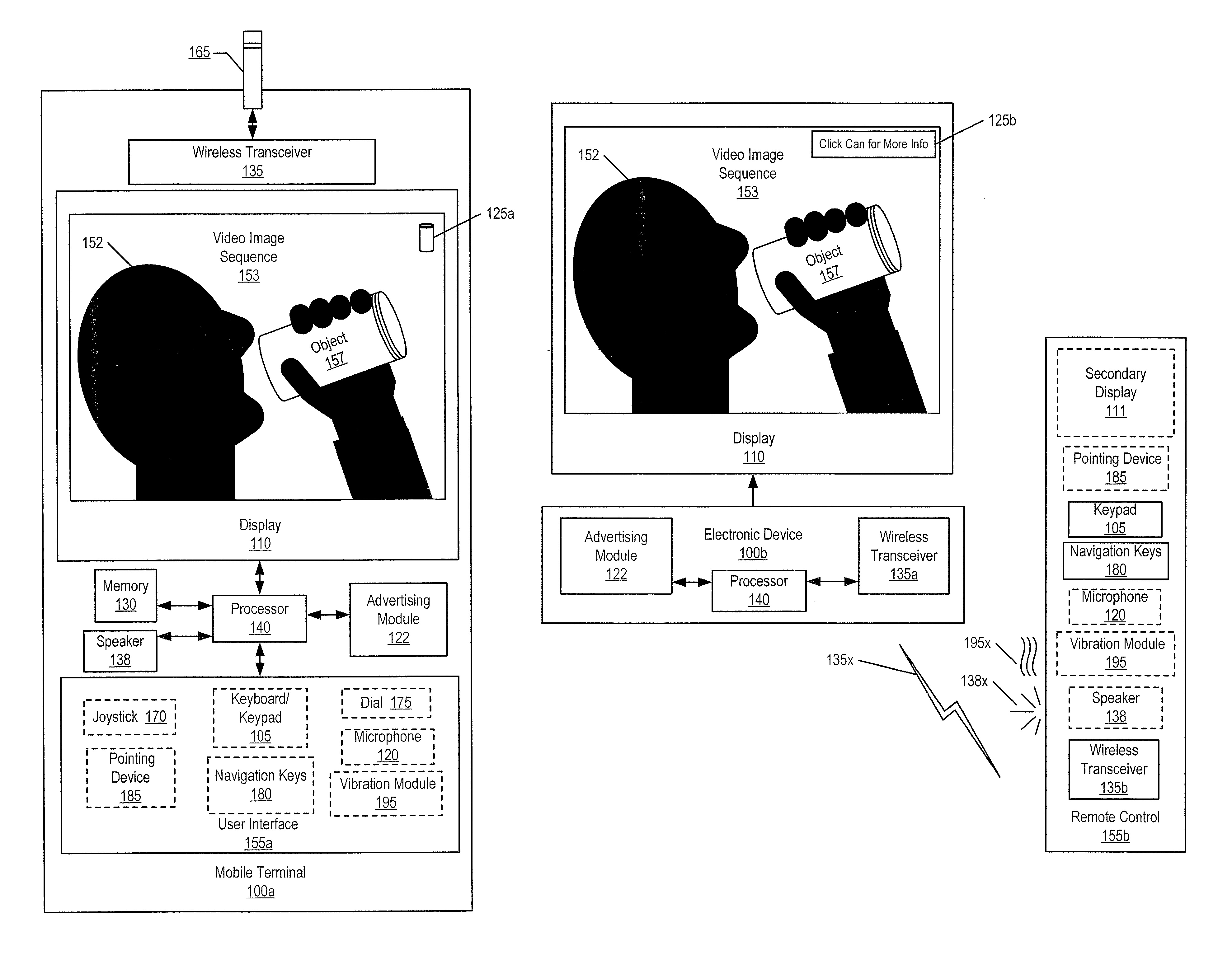Methods, devices, and computer program products for providing unobtrusive video advertising content