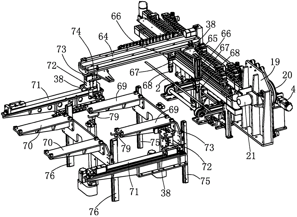 Conveying device and method for conveying strip-shaped workpieces