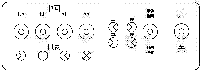 Electric leveling support system