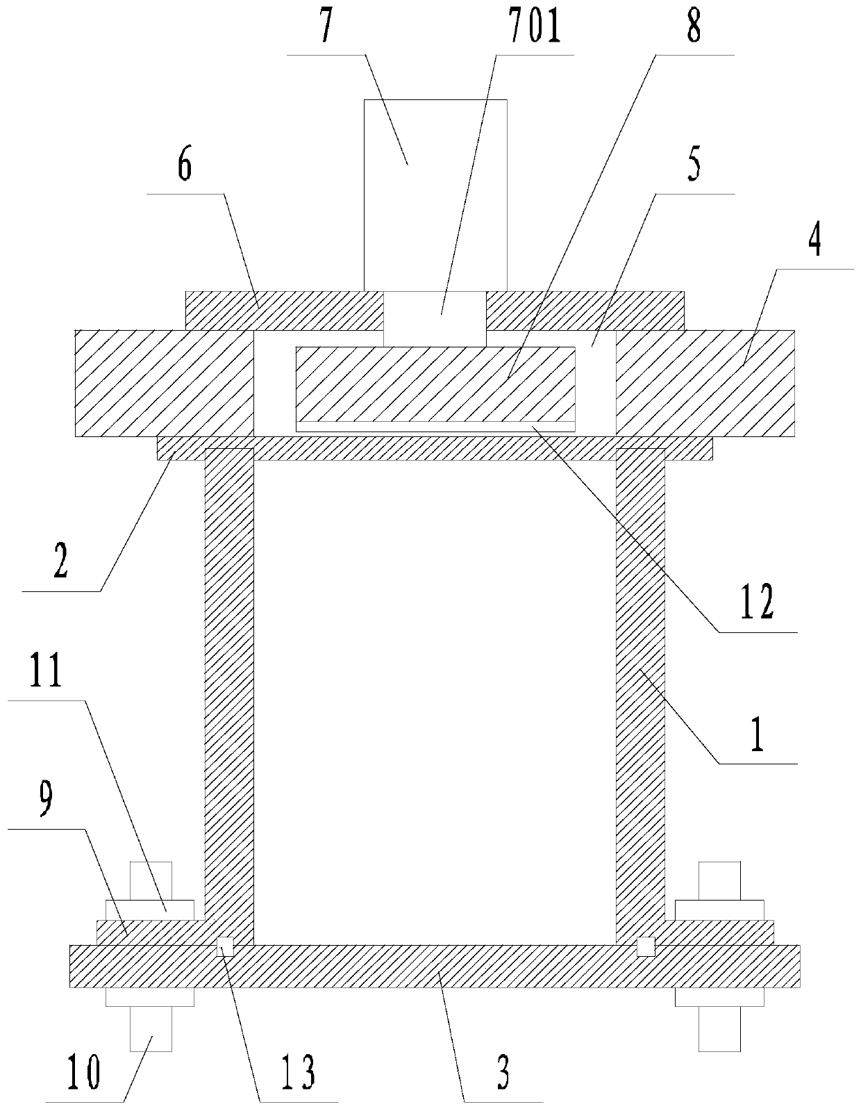 Polycrystalline silicon ingot mould, application method and coating preparation method