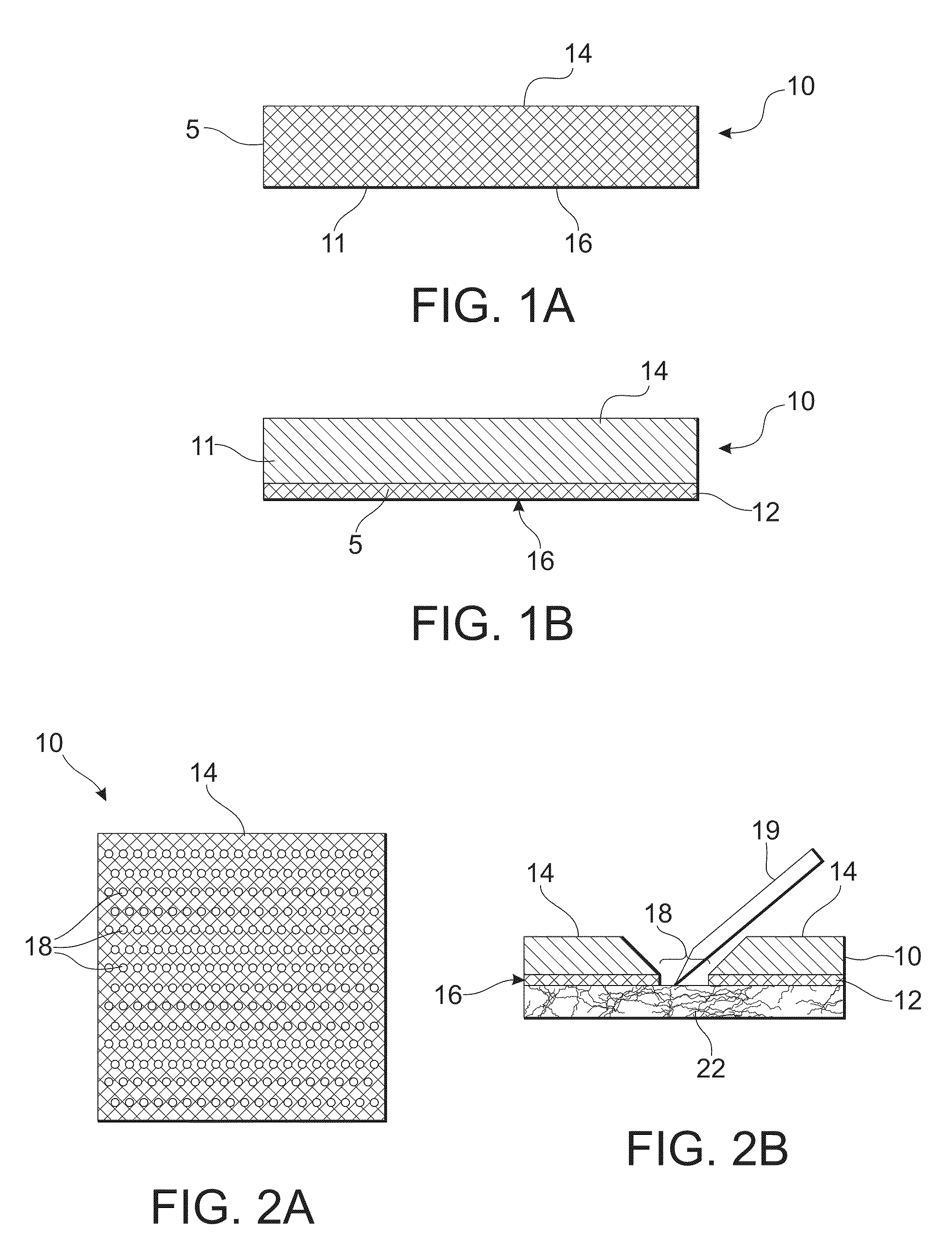 Self-cooling gel substrate for temperature differentiated imaging
