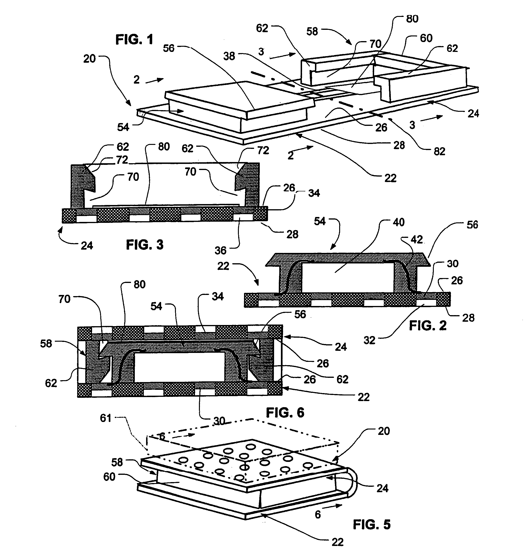 Microelectronic packages with self-aligning features