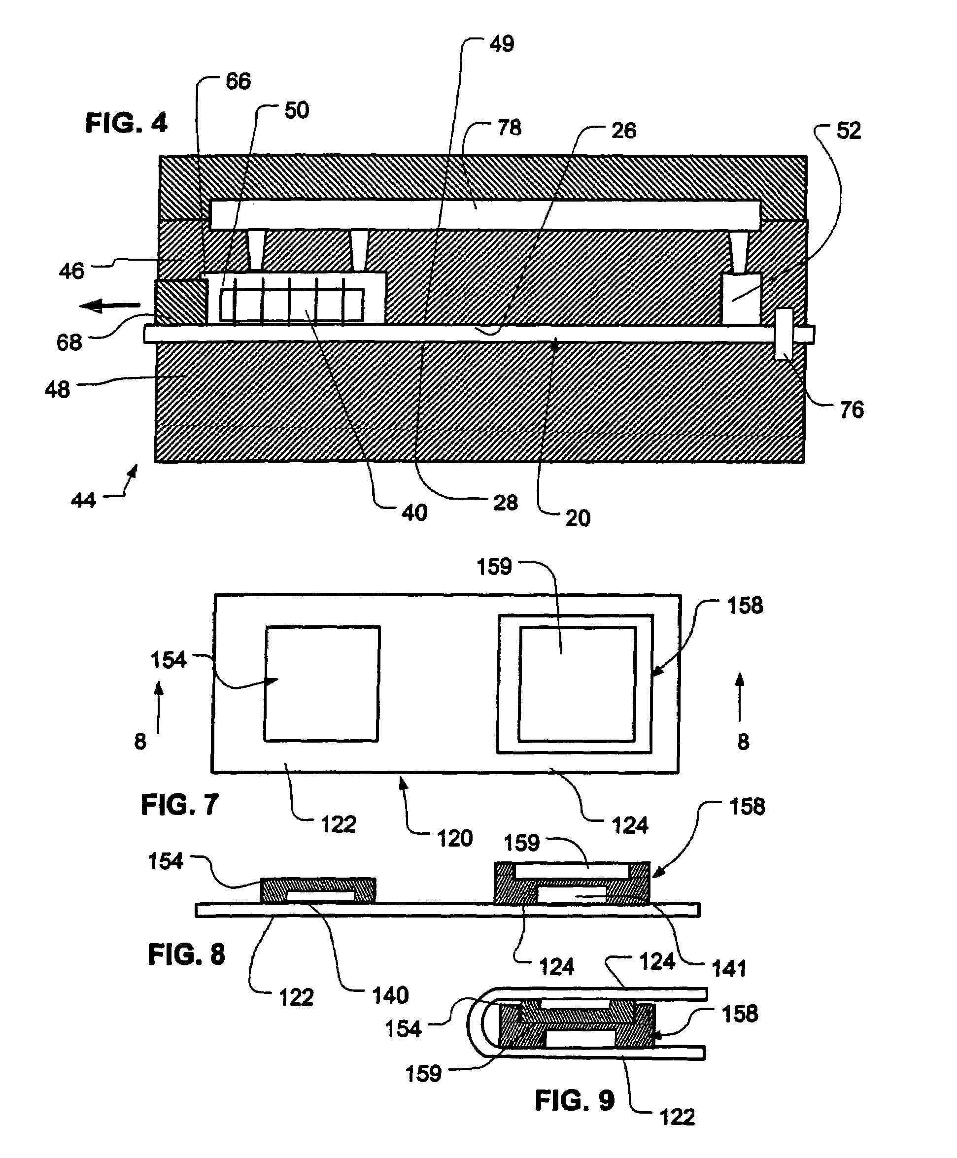 Microelectronic packages with self-aligning features
