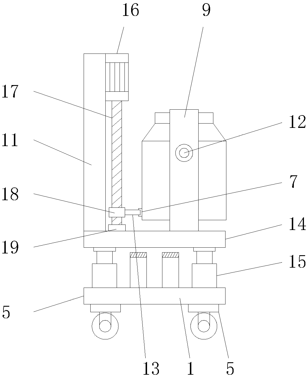 Dye barrel with automatic pouring function for chemical engineering