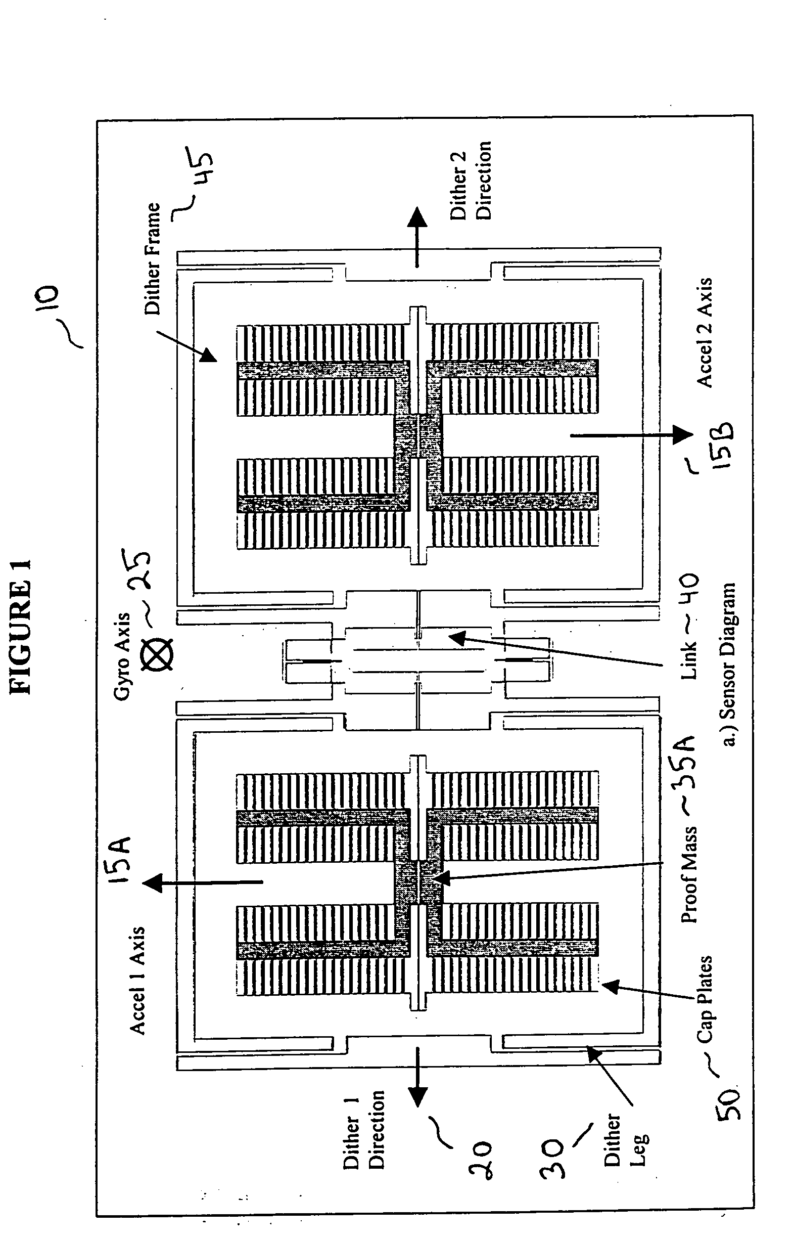 Closed loop analog gyro rate sensor