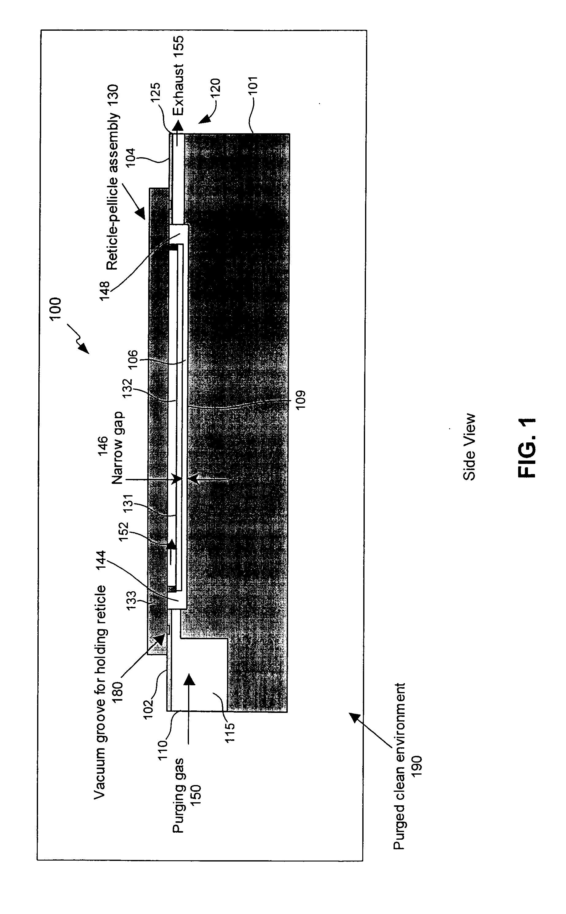 Method and system for active purging of pellice volumes
