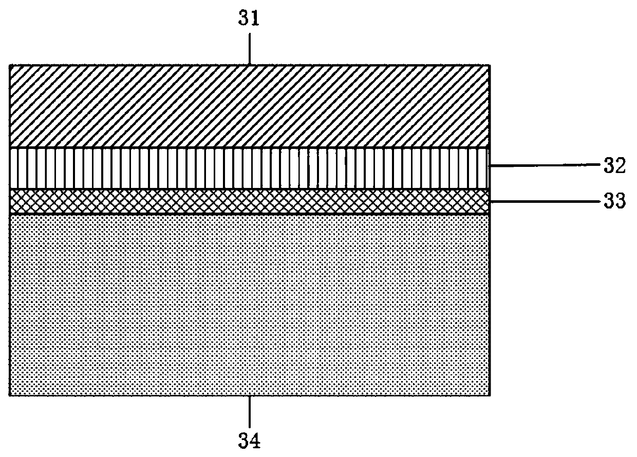 Fluorescent sheet for white light illumination source generated by laser excitation and preparation method thereof