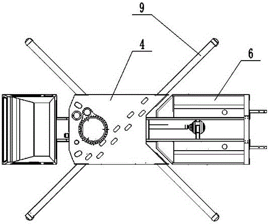Supporting leg mechanism of pump truck