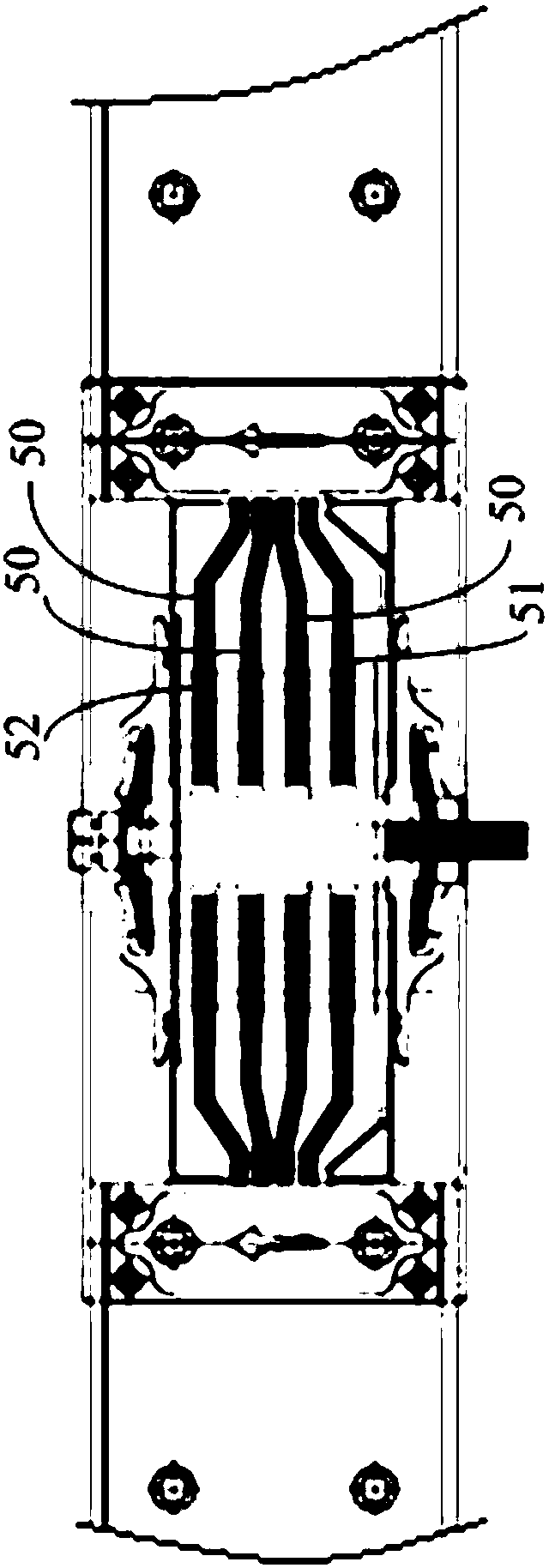 Temperature measurement device for bus duct