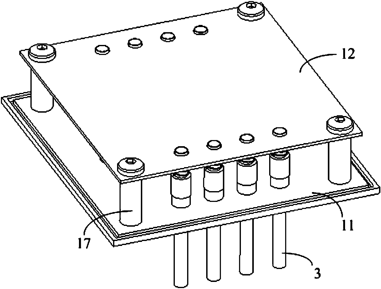 Temperature measurement device for bus duct