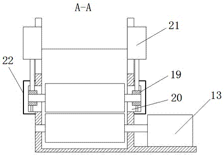 Dyeing machine cloth outlet squeezing water recovery device and a working method thereof