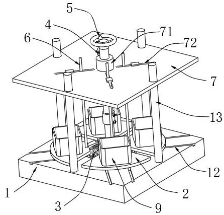 Indoor intelligent seedling raising frame