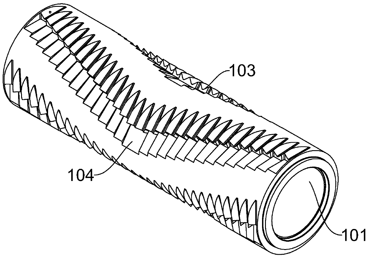 Cutter shaft structure and single shaft crusher