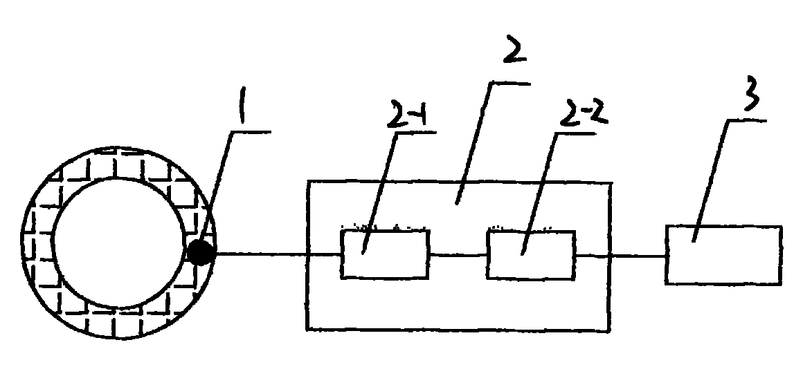 Anti-explosion early warning device for automobile tire