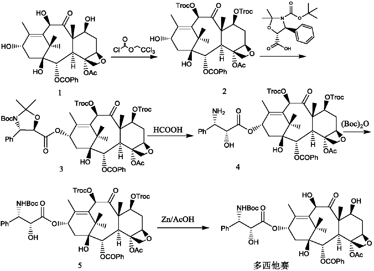 Method for purifying docetaxel