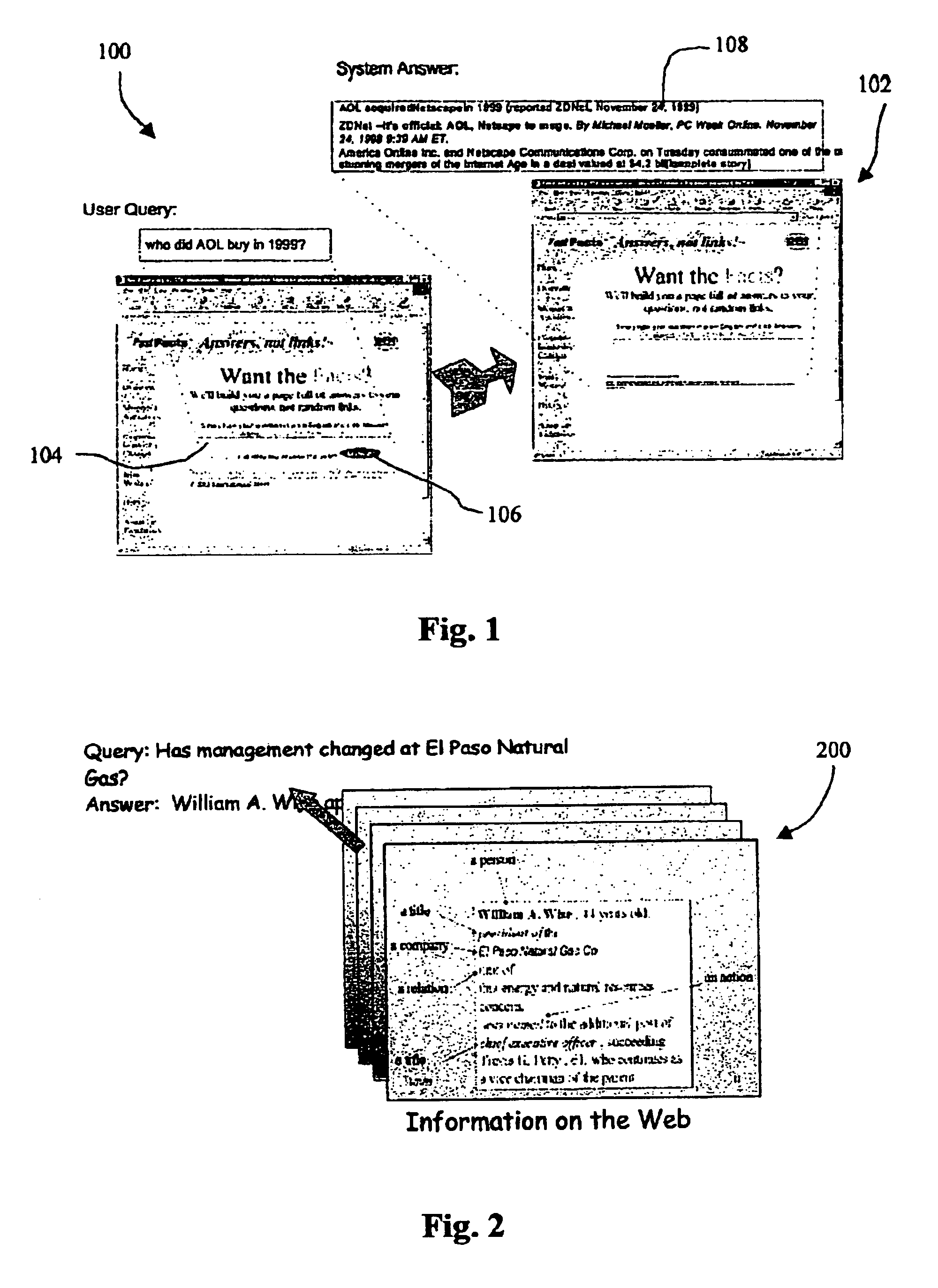 System, method and article of manufacture for concept based information searching