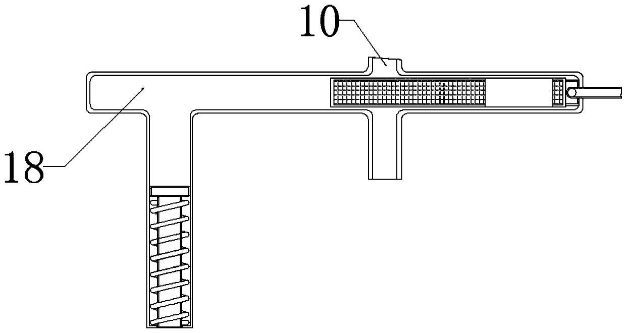 Device for rapidly cleaning and disinfecting interior of beverage packaging mechanism