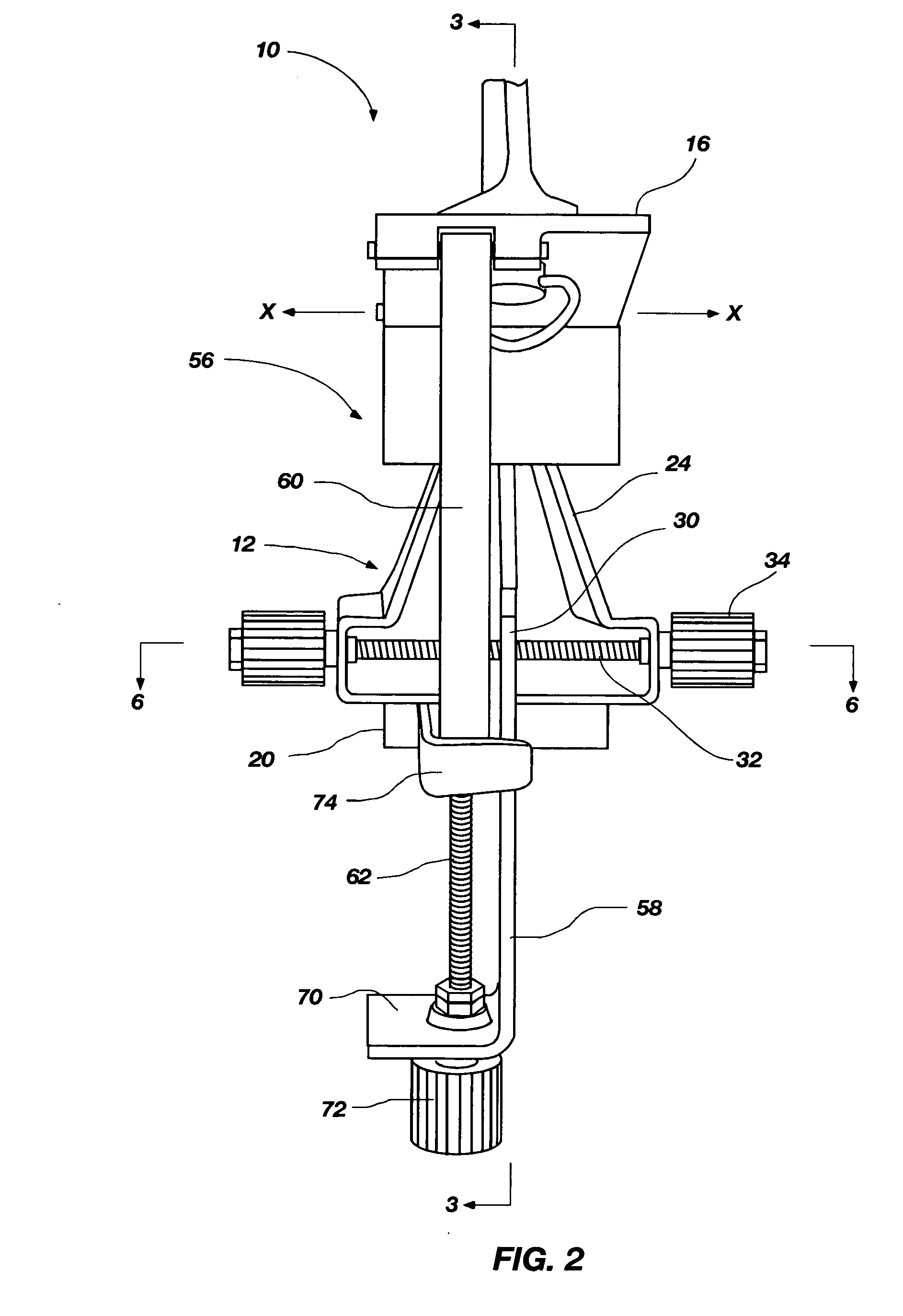 Mounting head and associated methods