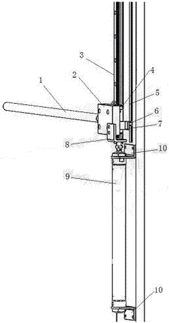 Numerical control positioning system with automatic height measuring function
